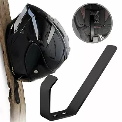 2PCS Wall Mount Motorcycle Bike Helmet Cap Rack Holder Hook Hanger Stand Display • $10.99