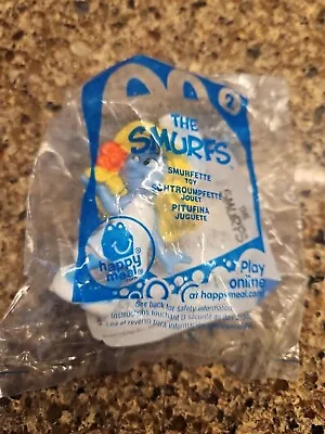 NEW Smurfette~2011 The Smurfs McDonalds Happy Meal Toy #2 • $4.22