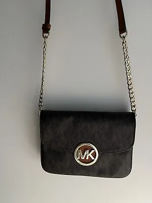 Michael Kors Fulton Flap Gusset Crossbody Bag Purse • $37.95