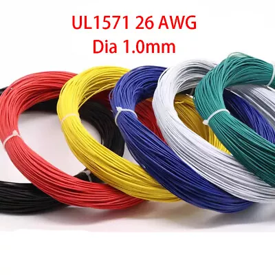 UL1571 Stranded 26 AWG Electronic Wire PVC Electrical Cable Tinned Copper Cord • $4.25