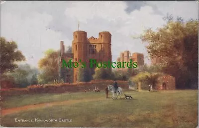 Warwickshire Postcard - Kenilworth Castle Entrance. W.W.Quatremain RS37125 • £3