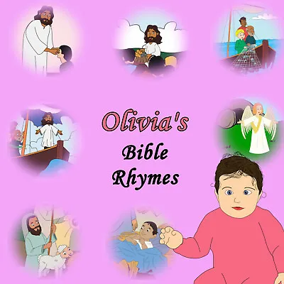 Personalised Bible Rhymes Book Christening Gift 1st Birthday New Baby Present • £14.99