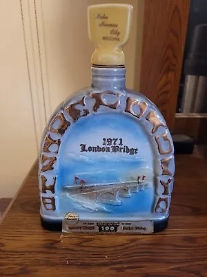 1971 JIM BEAM LONDON BRIDGE  LAKE HAVASU CITY WHISKEY DECANTER Empty • $14.95