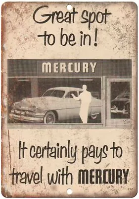 Mercury Automobile Vintage Dealership Ad Reproduction Metal Sign A307 • $21.95