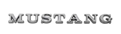 NEW! 1965 - 1972 MUSTANG Chrome LETTERS WITH STICK ON BACK GT Trunk More.. • $19.95