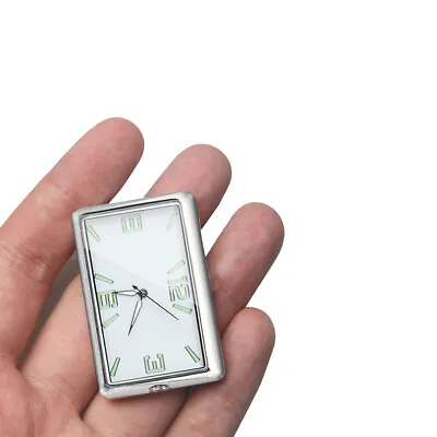 Universal Mini Quartz Analog Watch Stick-On Clock Luminous Accessory For Vehicle • $9.81
