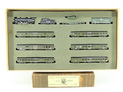 N Scale Con-Cor/Rivarossi Limited Edition NKP US Army 4-6-2 Steam Train Set • $699.95