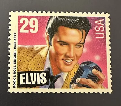 1993 MNH 29 Cent Elvis Presley Stamp Scott No. 2721 • $1.10