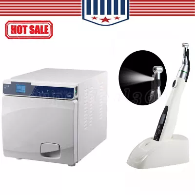 22L Dental Autoclave Steam Sterilizer/LED Endo Motor Treatment 16:1 Handpiece SA • $80.99