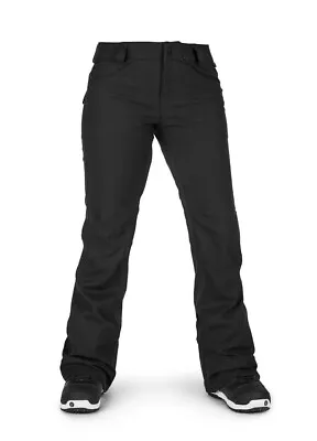 Volcom Species Stretch Soft Shell Snowboard Pants Women's Medium Black New • $119.79