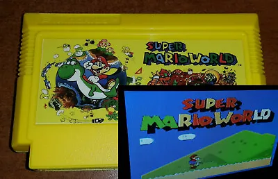 Super Mario World: Pegasus Famicom Famiclone Dendy NES Cartridge (Hummer Team) • $49.99