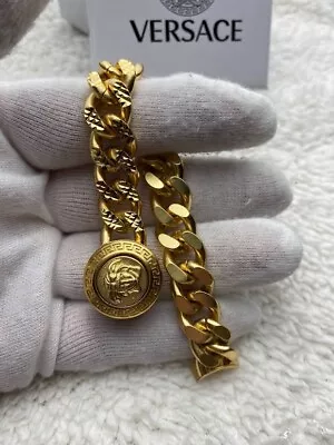 Versace Gold Bracelet Chain Men's • $207.50