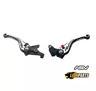 ASV Grey Bicolore Shorty Brake And Clutch Lever Set For Yamaha YZF R6 2005-2016 • $320