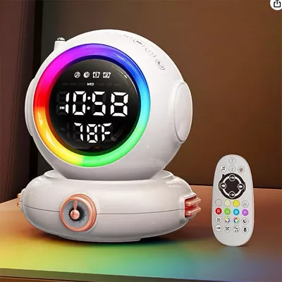 Sunrise Alarm Clock With Sunrise Simulation Wake Up Light With Remote Control • $37.99