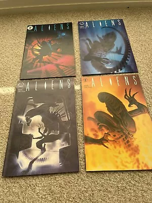 ALIENS #1 2 3 & 4 Dark Horse 1989 • £30