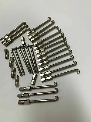  Made In The USA  Gibson Style Steel Hook & Brass Nut Nickle W/8-26 PW Threads • $179