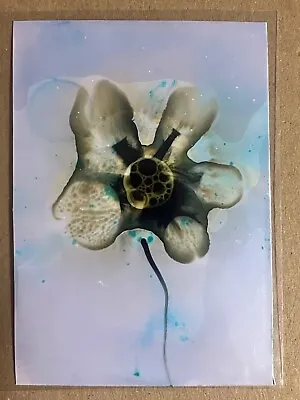 Tonito Original ACEO Painting.Unique Art Technique Never Seen Before.Flower 5 • $20