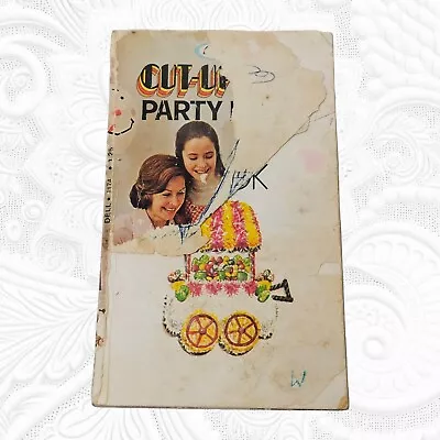 BAKER'S CUT-UP CAKE PARTY BOOK Cake Decoration Party Book Vintage 1973 Booklet  • $15.99