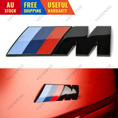 1PCS NEW SIZE M SPORT LOGO BADGE STICKER BOOT TRUNK For BMW M 3 5 X Series • $10.85