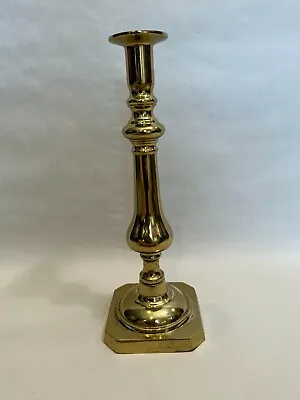 Virginia Metalcrafters Harvin Solid Brass Large & Heavy Candlestick 15 3/8  T • $149.99