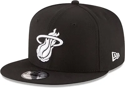 Authentic NBA Miami Heat 9FIFTY Snap-Back New Era Cap - Black/White • $30