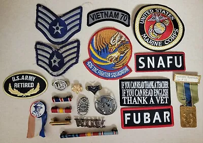 Vintage Military Memorabilia & Merch Unique Estate Sale Find • $19.99