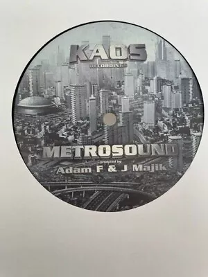 Adam F & J Majik – Metrosound 12  Drum & Bass Jungle Vinyl Kaos Recordings 2002 • $18.67