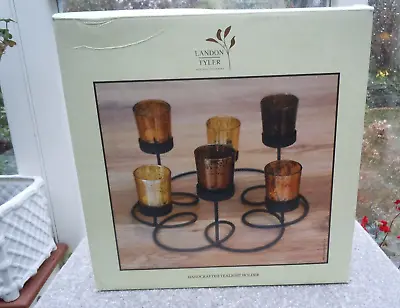 Landon Tyler Garden Collection Handcrafted 6 Tealight Holder New In Box • £15.50