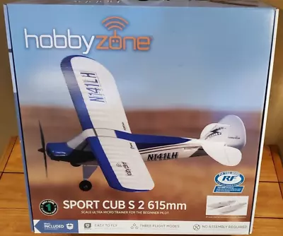 HobbyZone Sport Cub S 2 RC Airplane BNF Transmitter Battery And Charger Not Inc • $89.99