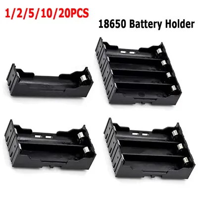 For 18650 Battery Holder Case1/2/3/4section Parallel / Series Battery Holder DIY • £3.05