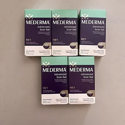 Lot Of 5 - Mederma Advanced Scar Gel 20 G 0.70 Oz EXP 02/24 • $19.87