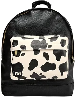 BNWT - Mi-Pac Cow Pocket Back Pack Black & Cream • £44.95