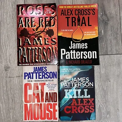 £7.99 • Buy James Patterson Alex Cross Bundle Trial Roses Are Red Kill Cat And Mouse