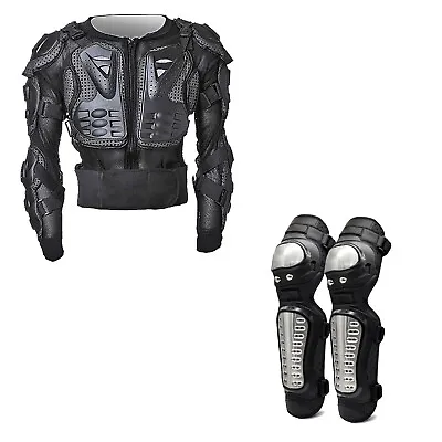 NEW Motorcycle Body Armour Armor Chest Knee Protector Off Road Gear Dirt Bike AU • $75.95