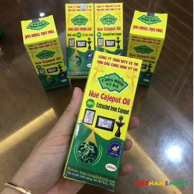 HUE CAJEPUT OILTinh Dau Tram Cung Dinh Vy Da 100ml 100% Extract From Cajeput • $49.90