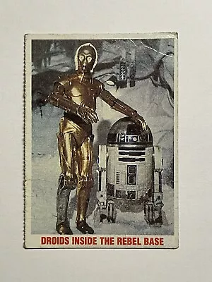 1981 Star Wars Burger King Empire Strikes Back- Droids Inside The Rebel Base • $2.25