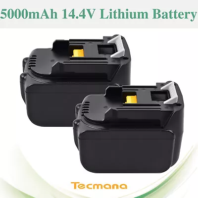 2X 14.4V 5.0Ah Li-ion Battery For Makita BL1430 BL1415 BCL140 194066-1 194065-3 • £46.89