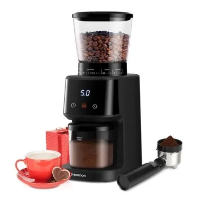 Electric Coffee Bean Grinder 31 Precise Grind Settings LCD Screen Digital Timer • £55.89