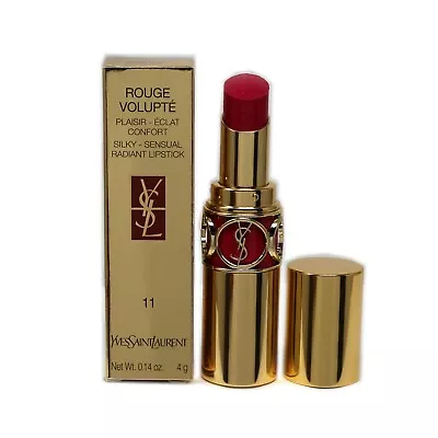 Ysl Rouge Volupte Silky-sensual Radiant Lipstick 4g #11-rose Culte Ysl35338 • $49.50