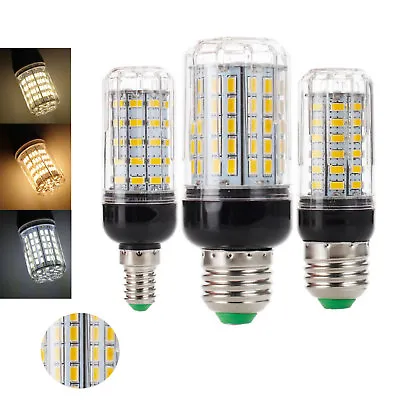 LED Corn Bulbs E27 E14 B22 5730 SMD 9W 12W 15W 20W 25W 30W 35W Lights White Lamp • £2.12