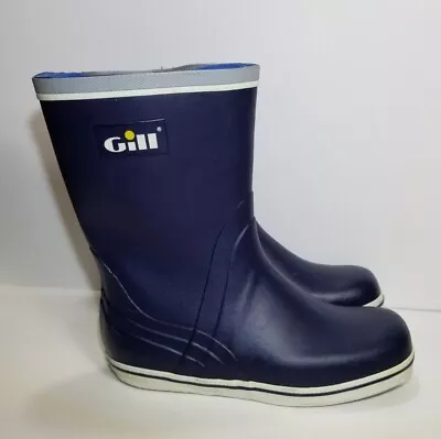 $29 • Buy Gill Sailing Boots Navy Blue Men's Eur 39 US 7