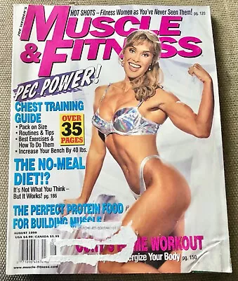 Muscle & Fitness Magazine August 1998 Bodybuilding Cory Everson • $8.99