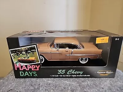 ERTL American Muscle 1955 Chevy HAPPY DAYS 1:18 Die Cast Collectable Car  • $59.99