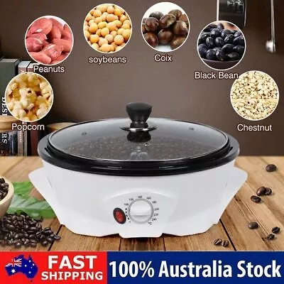 1200W Electric Coffee Roaster Home Coffee Bean Non-Stick Roasting Baking Machine • $55