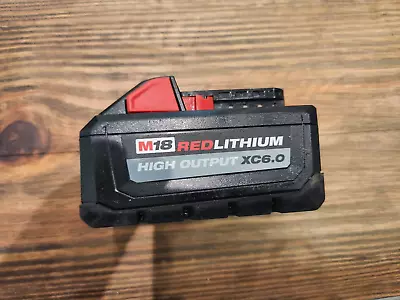 Milwaukee M18 Red Lithium High Output XC6.0 M 18 Battery Pack (Parts/Repair) OEM • $44.97