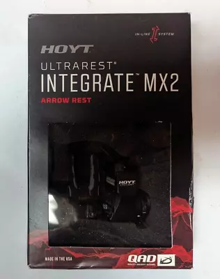 QAD Hoyt ULTRAREST INTEGRATE MX2 Right-Hand Arrow Rest #1970319 Black BRAND NEW • $249.95