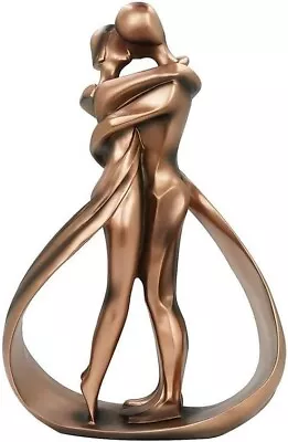 NEWQZ Wedding Anniversary Resin Couple Romantic Sculpture Home Decor Great Gif • $79