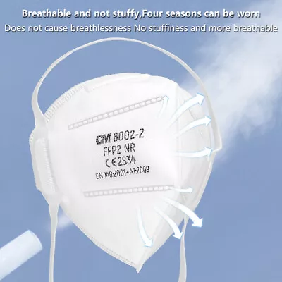 FFP2 KF94 Adult✅Certified 5/100PC Disposable Respirator✅3D Face Mask 5 Layer+ • $16.23