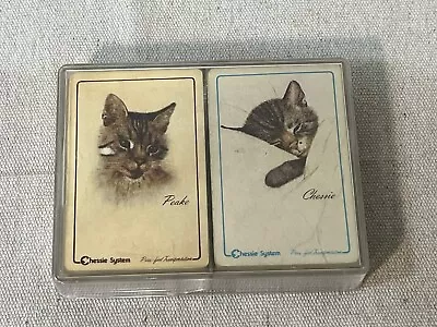 CHESSIE SYSTEM RAILROAD DOUBLE DECK PLAYING CARDS CHESSIE CATS Kitty V5658 • $27.27