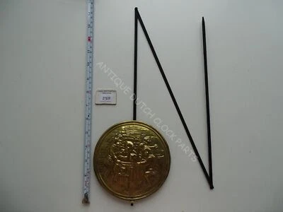 $98.50 • Buy Antique Foldable Pendulum With Drinking Scene For French Comtoise Or Morbier ...